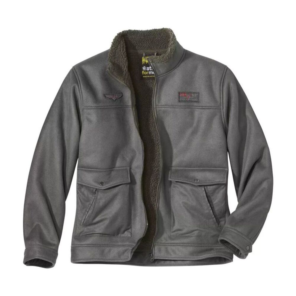 Atlas For Men Mens Sherpa Water Repellent Jacket / Gray